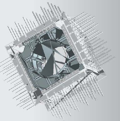 3D CAD model of an engineered pipe support assembly